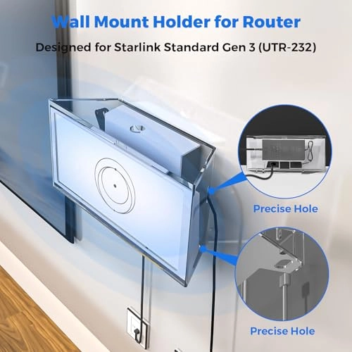Acrylic Router Wall Mount - 1 piece(s) Starlink Gen 3