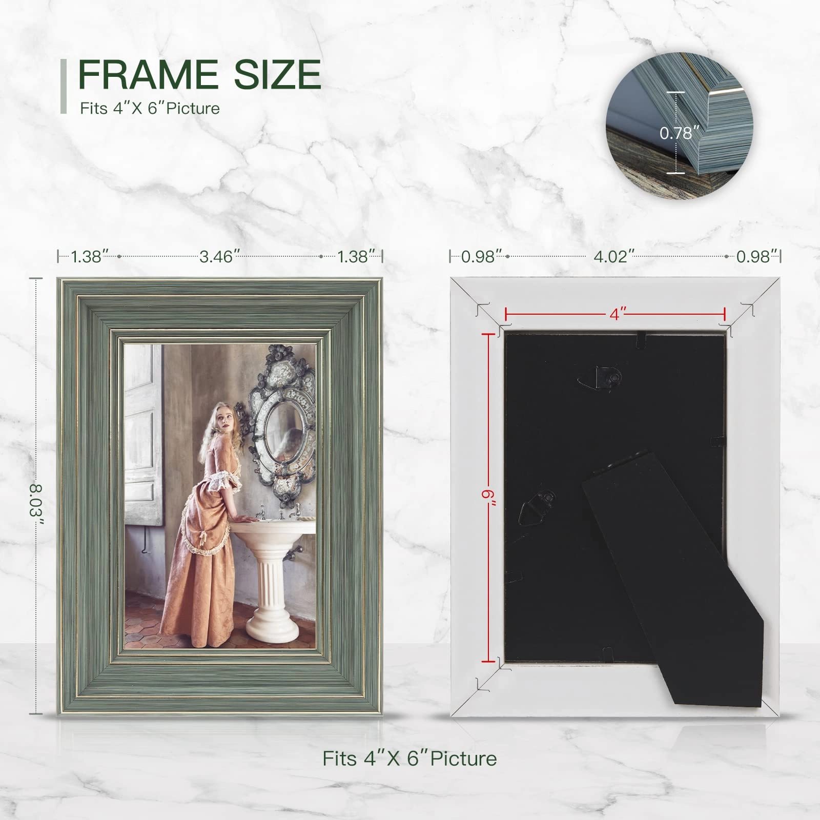 Picture Frame - 4x6 Pack