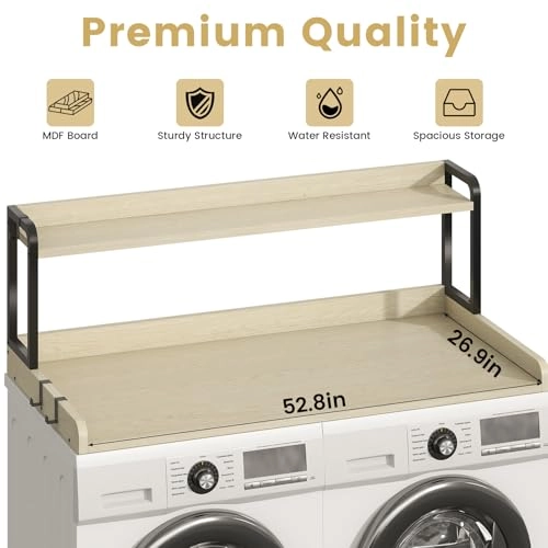 2-Tier Washer Dryer Countertop