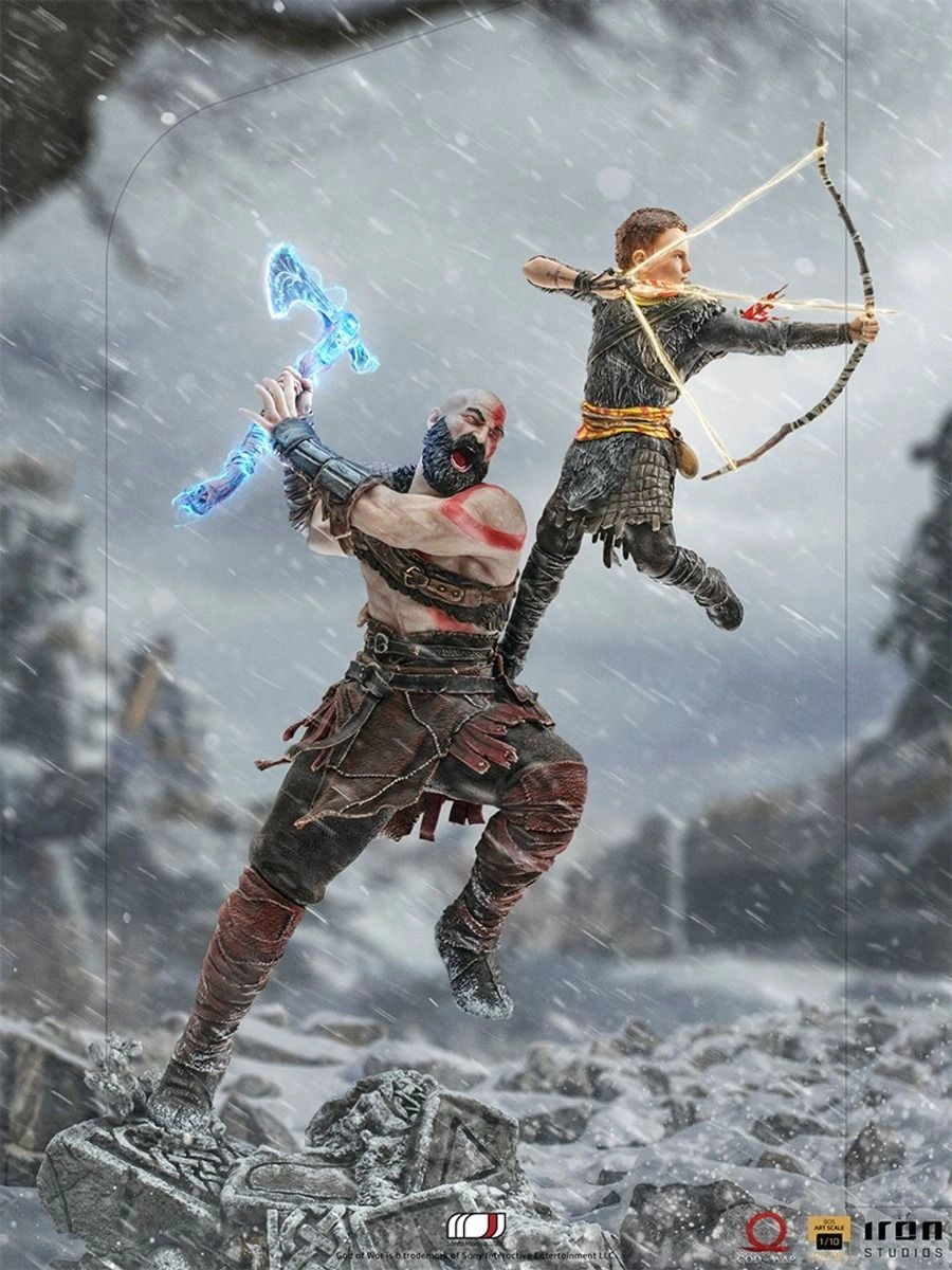 Kratos and Atreus - God of War - BDS Art Scale 1/10 Statue