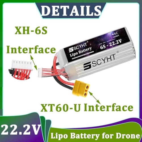 6S Drone battery - 2200mAh 2600mAh 2700mAh 3000mAh