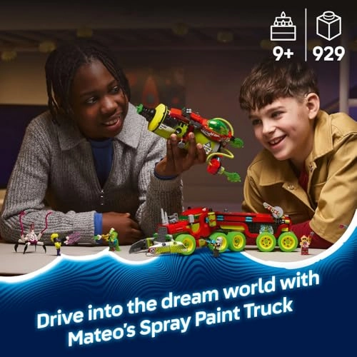 DREAMZzz Mateo's Spray Paint Truck (71499) - 2in1 5 Minifigures