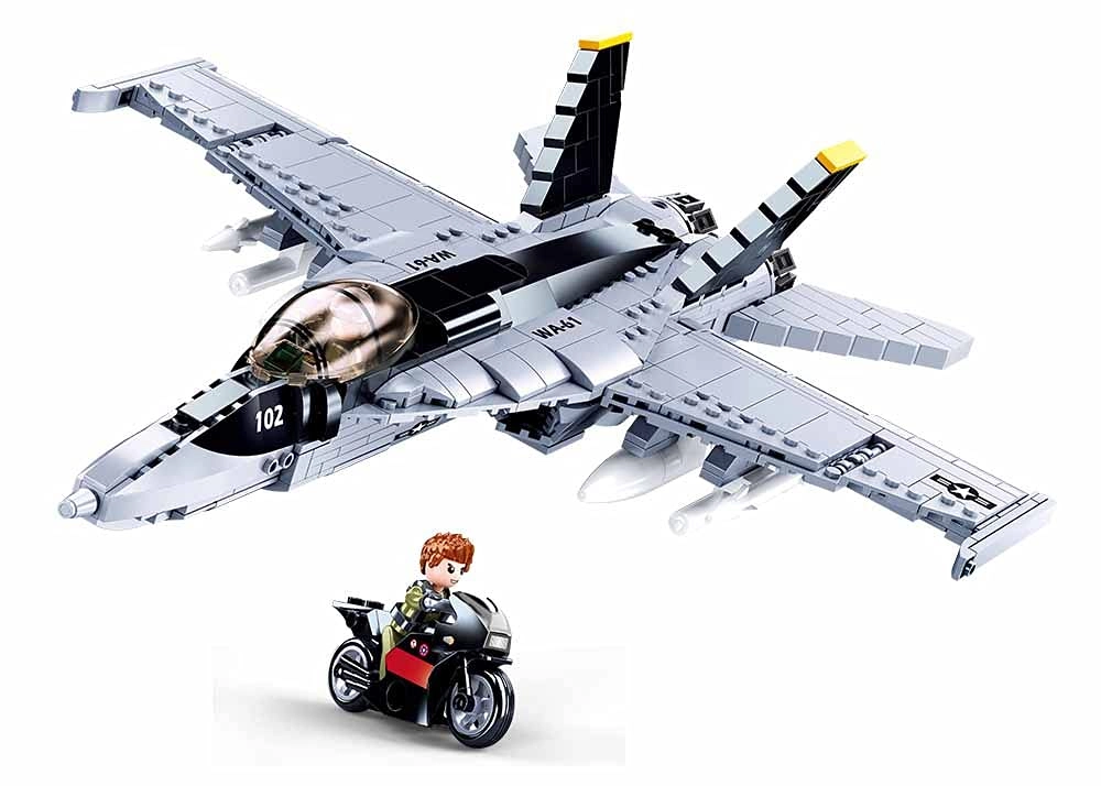 Sluban Model Bricks-F/A-18E Super Bumblebee