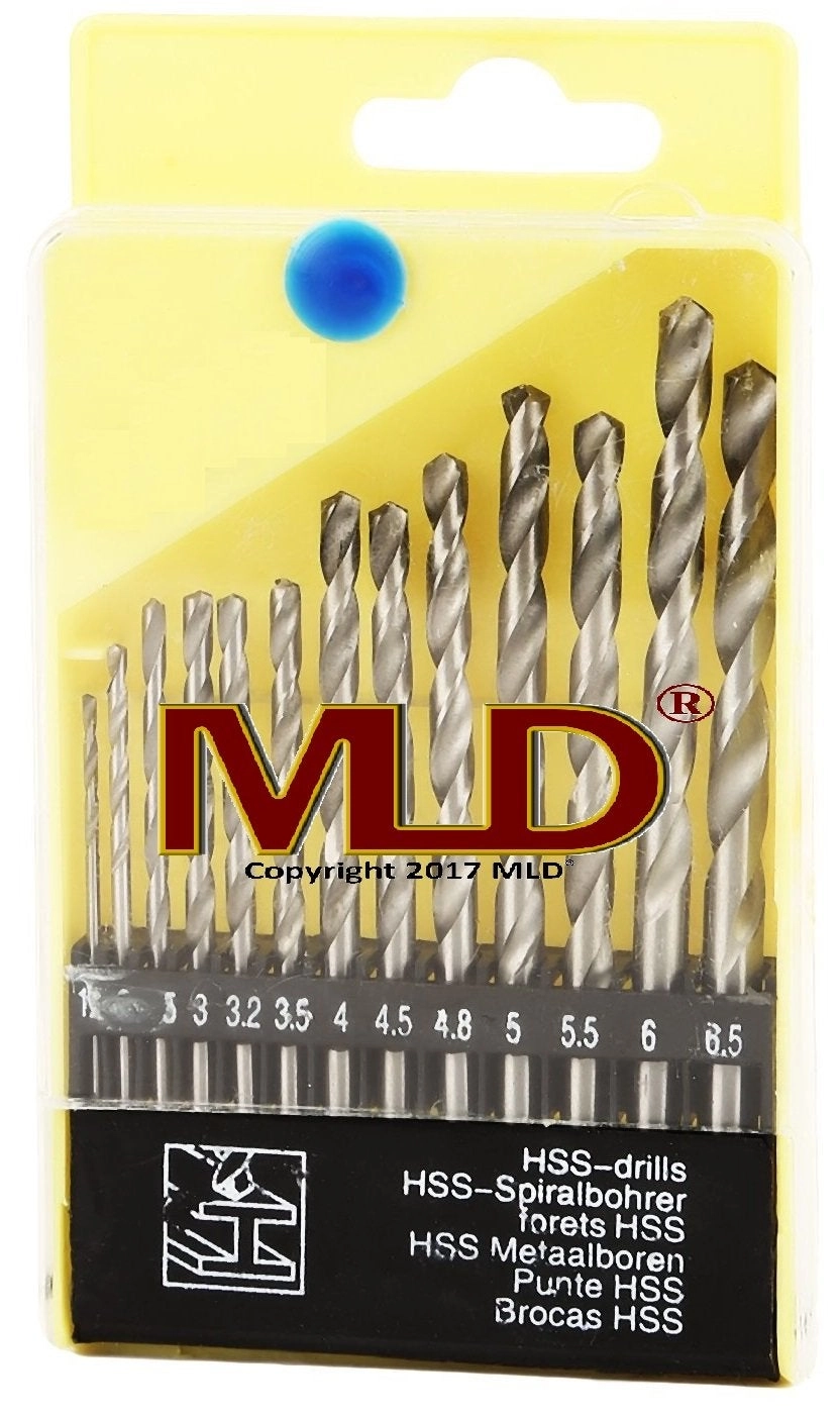 MLD Masonry Drill Bit Set - HSS 13 pcs