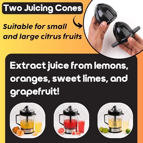 Electric Citrus Press Juicer - 40W 1200ml