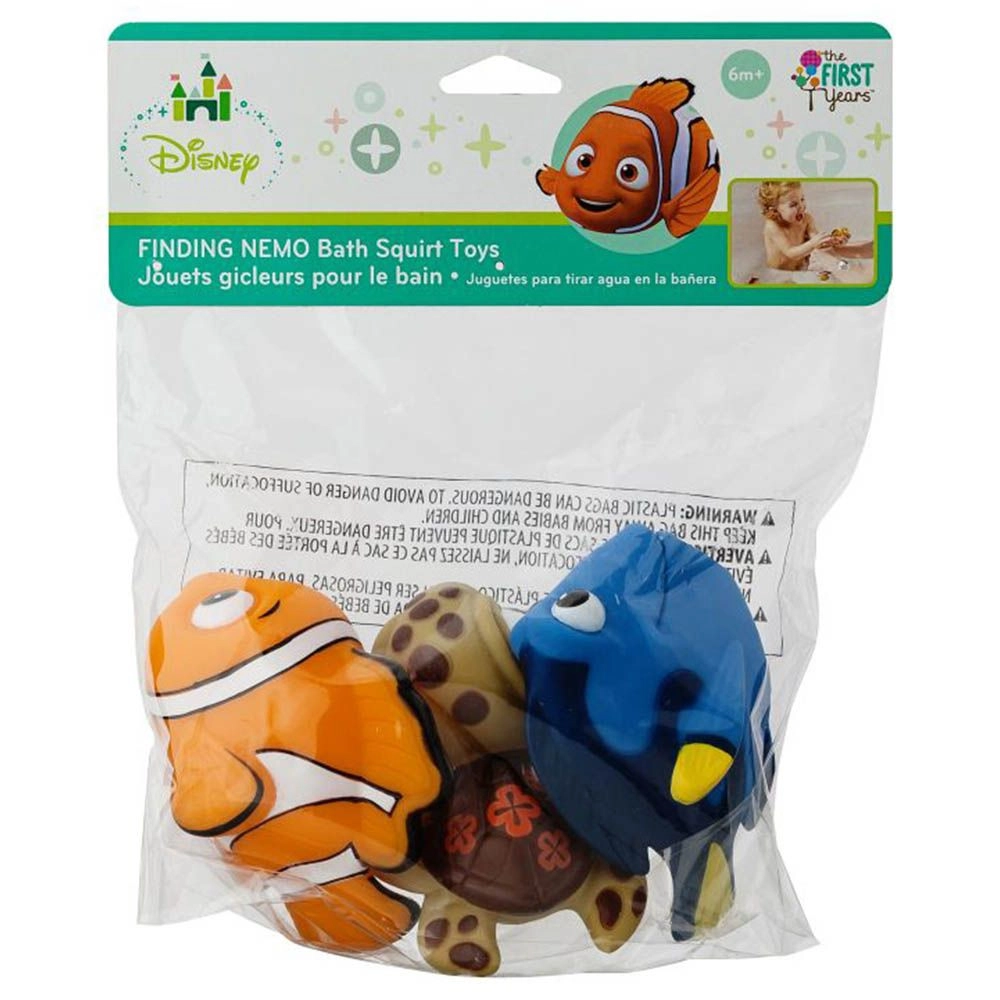 Nemo Squirtie - Pack of 3 Multi Colour