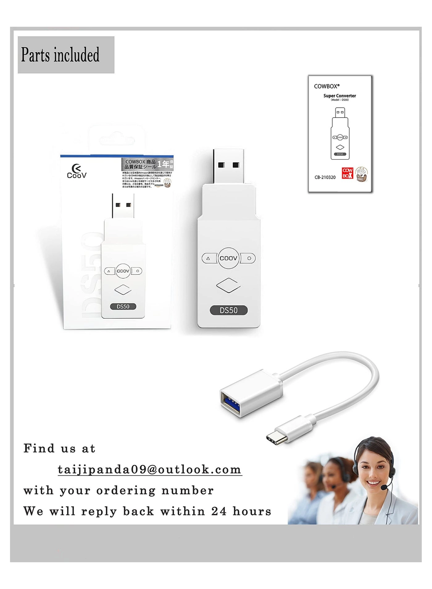 Wireless Controller Adapter - Bluetooth Xbox Series X/S Xbox One PS5 PS4 Switch Windows 11 & 10 PC