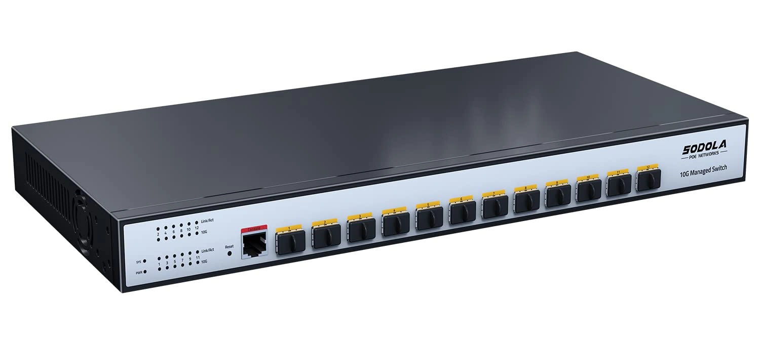 Shenzhen hongyavision Technology Co.,Ltd. 12x10G SFP(Managed) 12-Ports