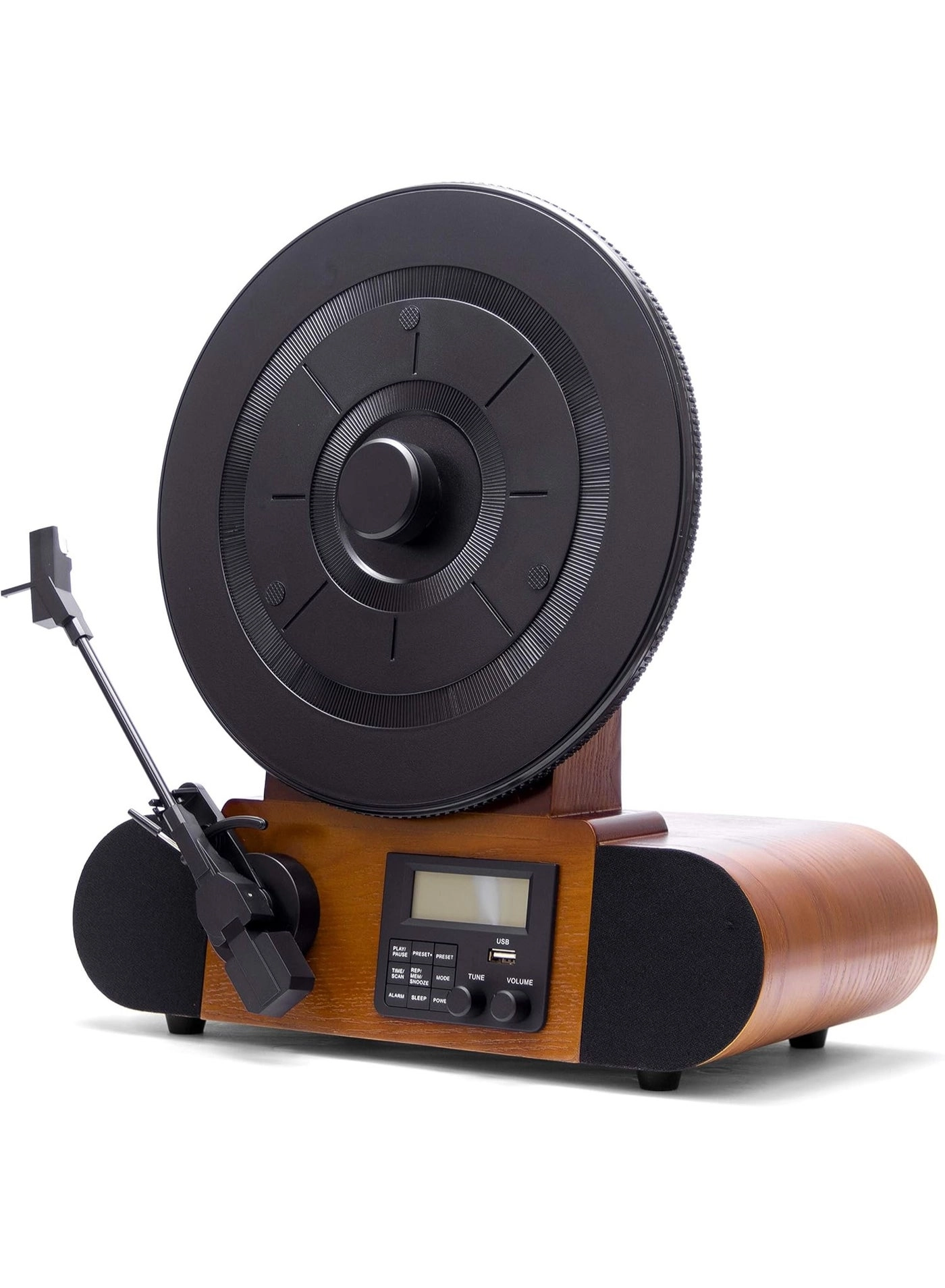 Vert - Vertical Vinyl Record Player FM Radio Bluetooth