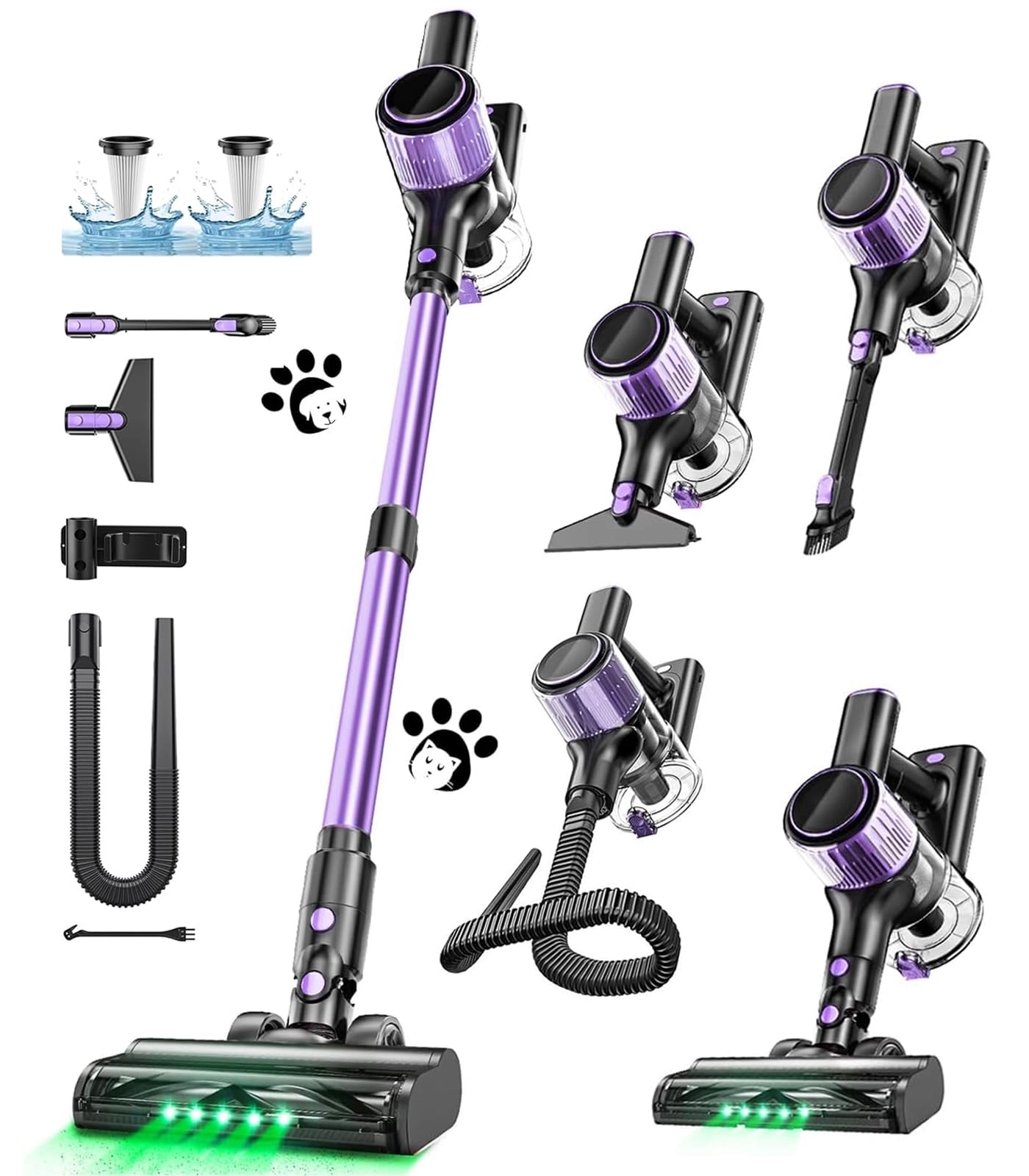 OIRFND Cordless Vacuum Cleaner - 10 in 1