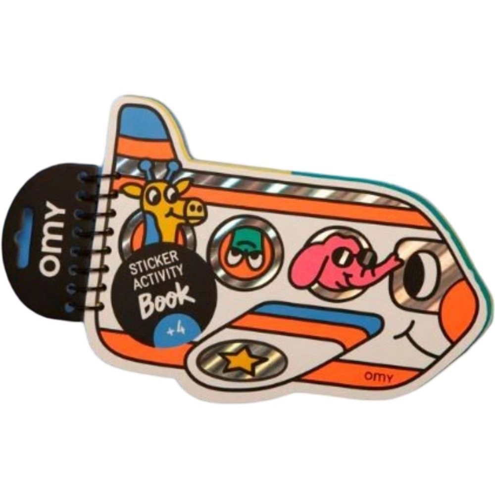 OMY Vroom Activity Sticker Book 80 pcs