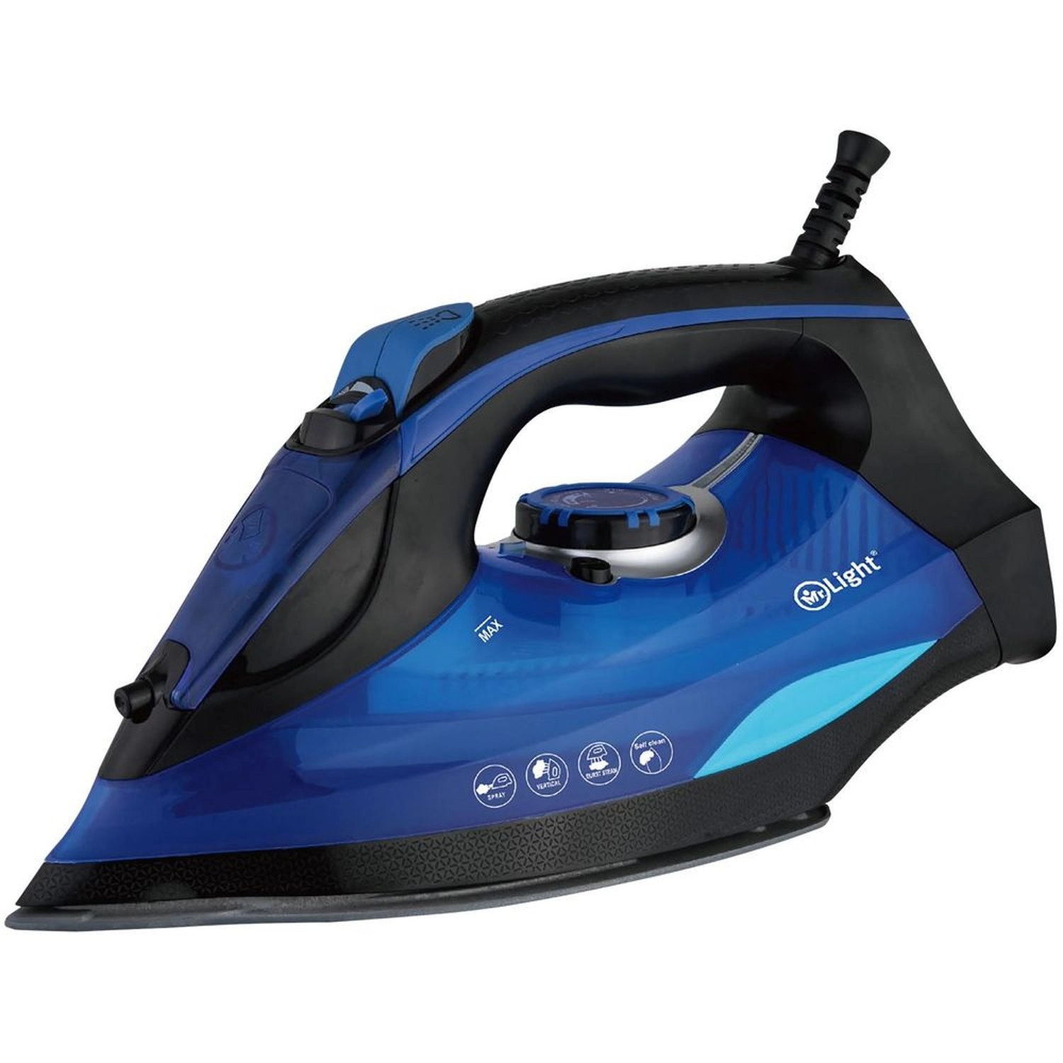 Mr. Light MR2924 - Steam Iron Black Blue