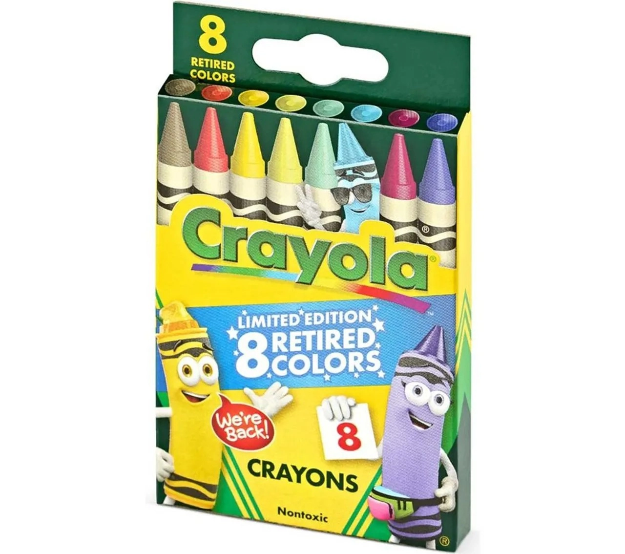 Character Shaped Limited Edition Crayons - 8 Pcs