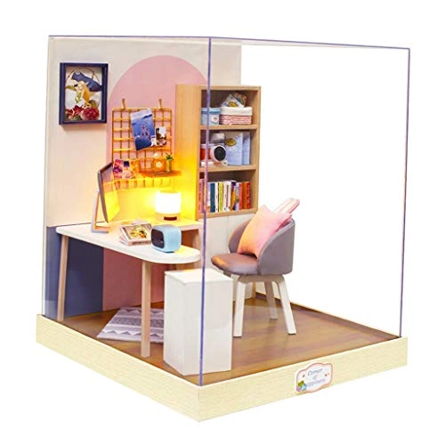DIY Miniature Dollhouse Kit - Wooden 2.6x2.6x4.5cm