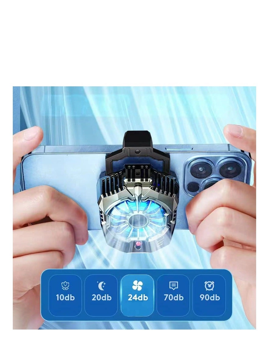 Phone Cooling Fan - Semi-Conductor Cooling Chip Compatible for iPhone & Android Smartphones