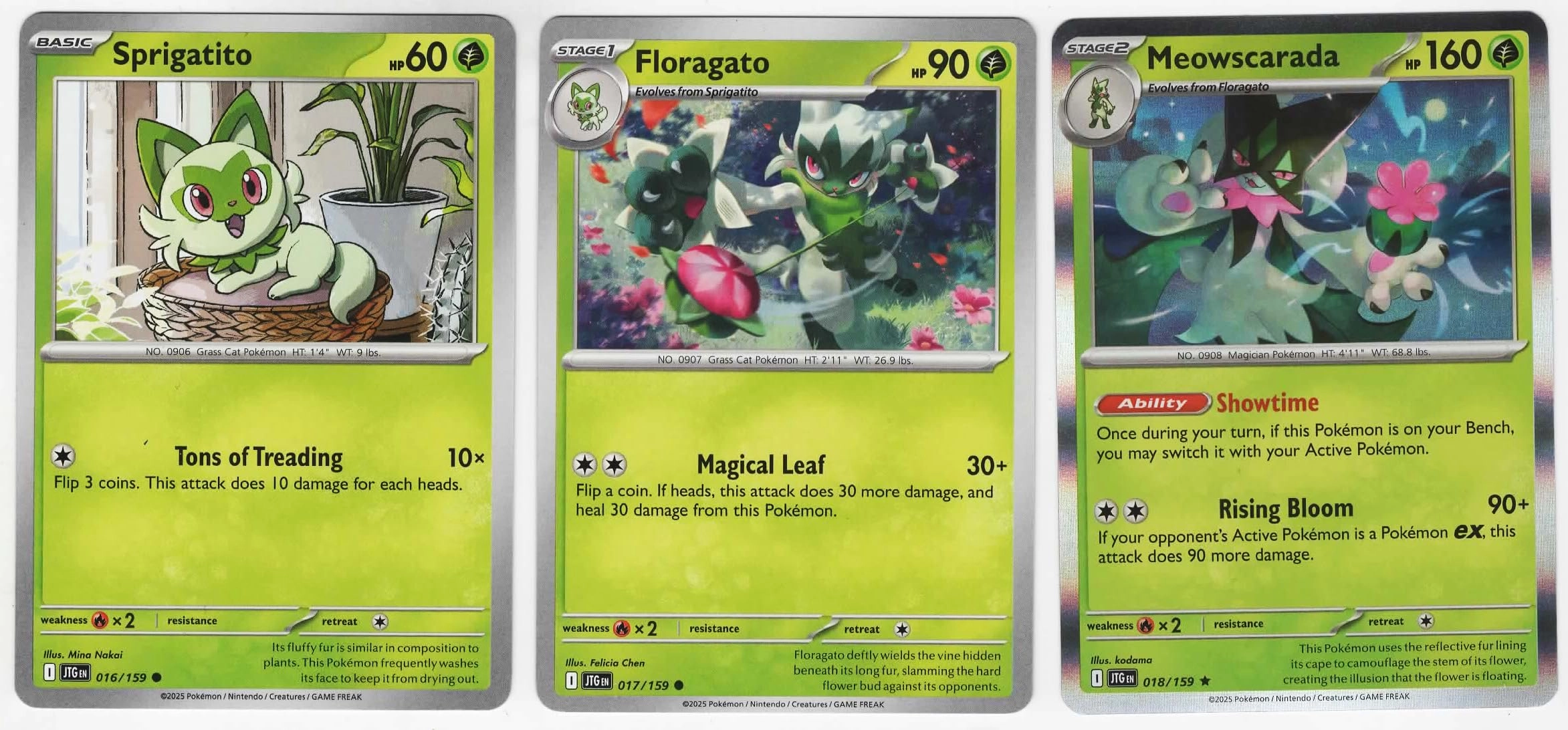 Pokmon Meowscarada 018/159 - Journey Together 3pcs