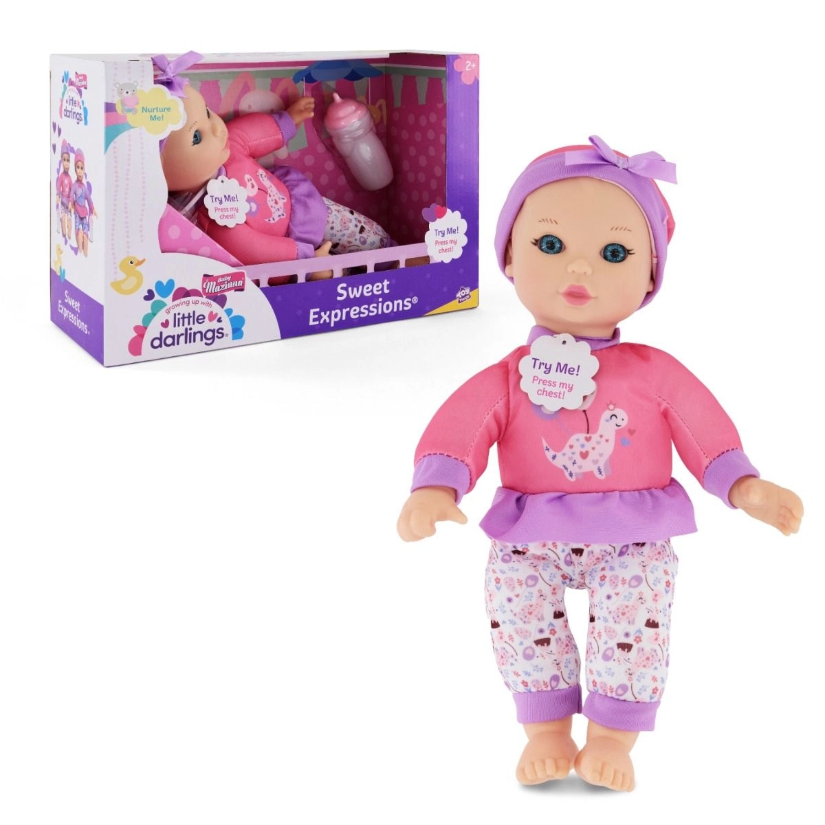 Sweet Expressions Doll - 11 inches Pink Ages 3+