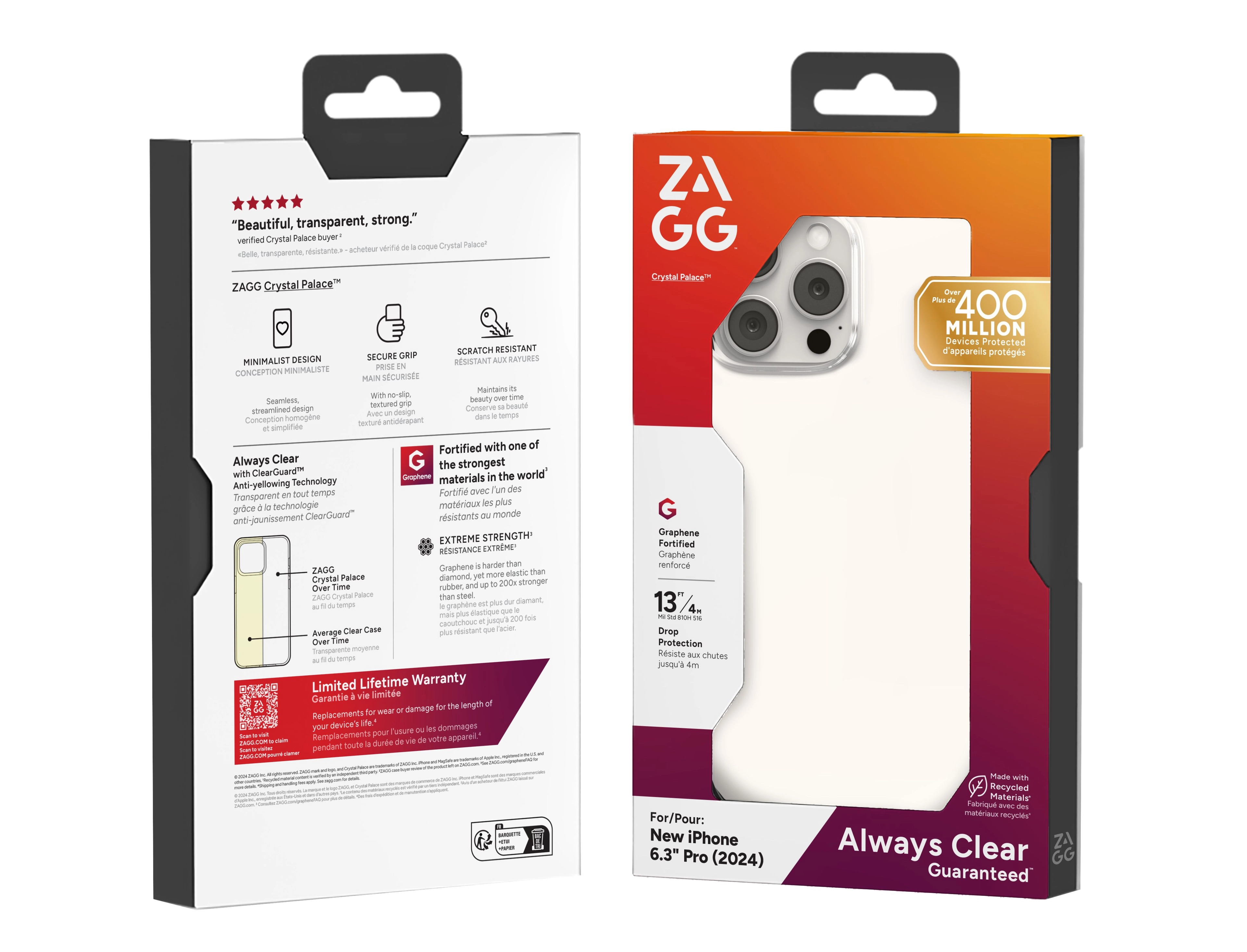 Clear Case + Screen Protector + Lens Protector + Cable + Charger Clear Case for iPhone 16 Pro