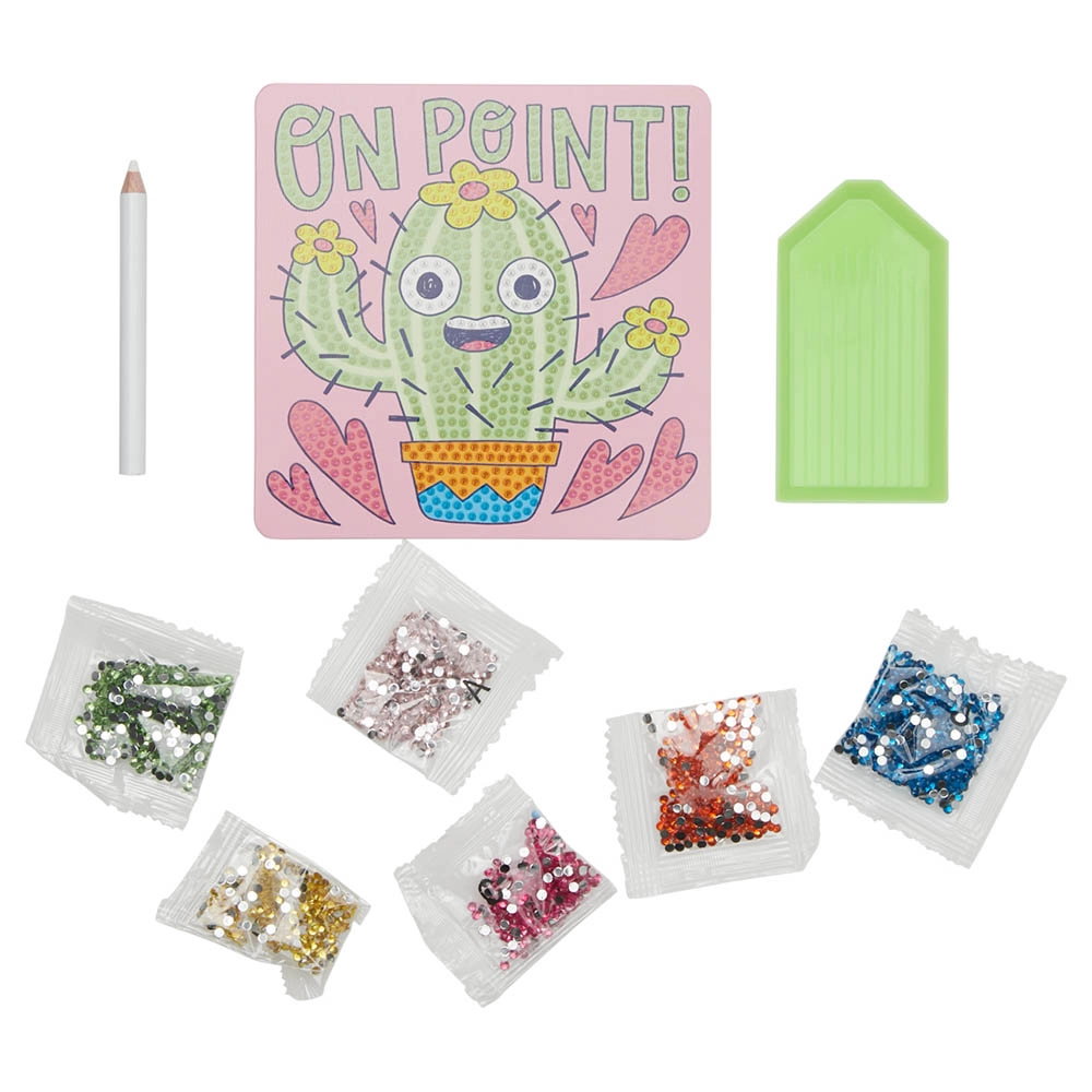 Razzle Dazzle Mini Gem Art Kit - Cheery Cactus