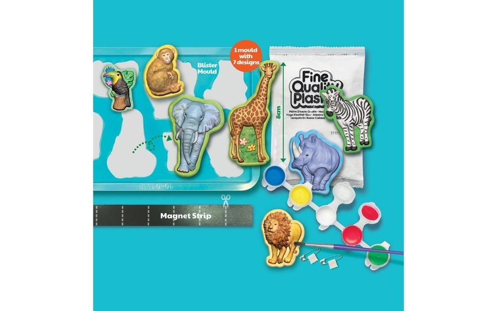 Mould & Paint Craft Kit - six