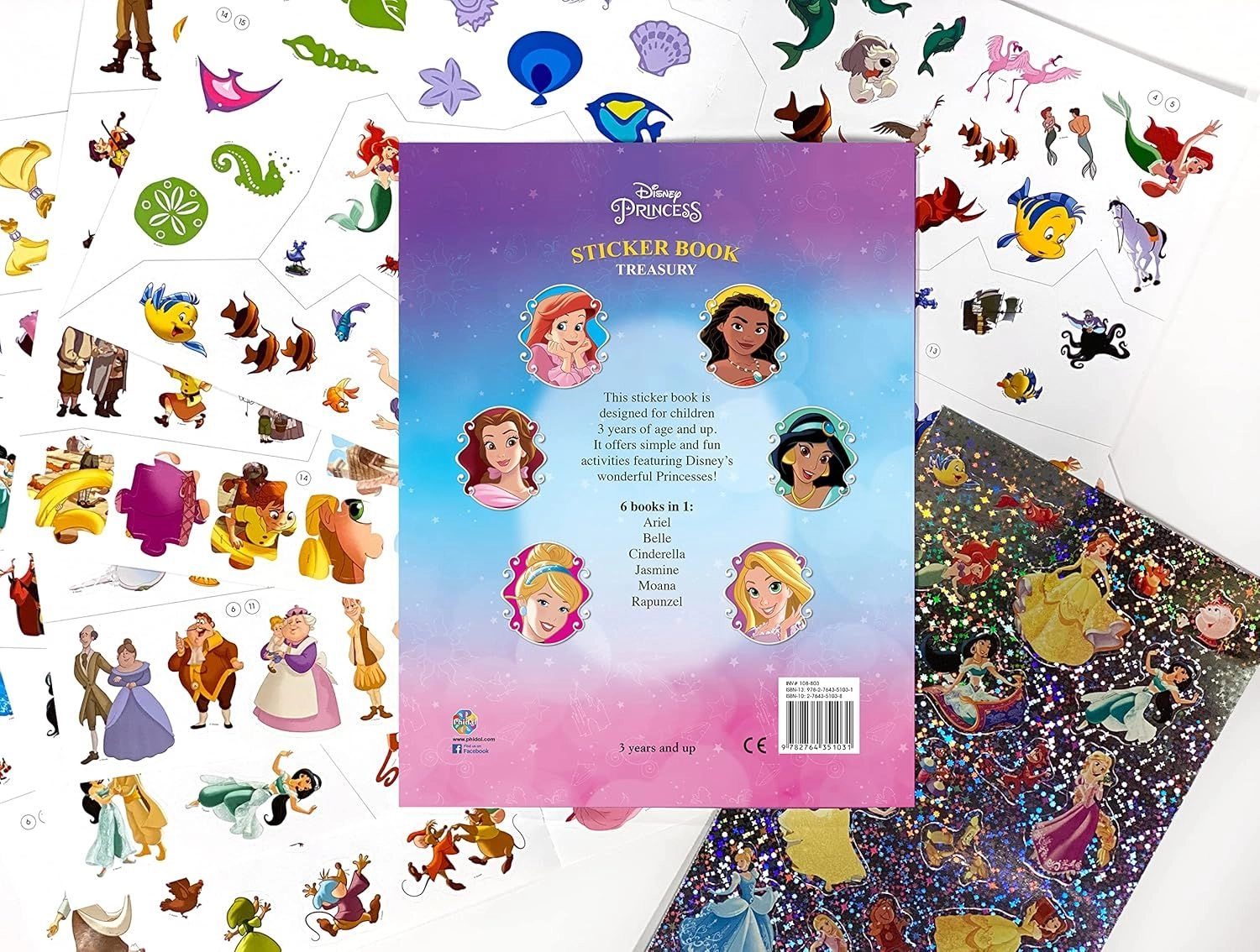 Disney Princess Sticker Book 96 pages 350 pcs
