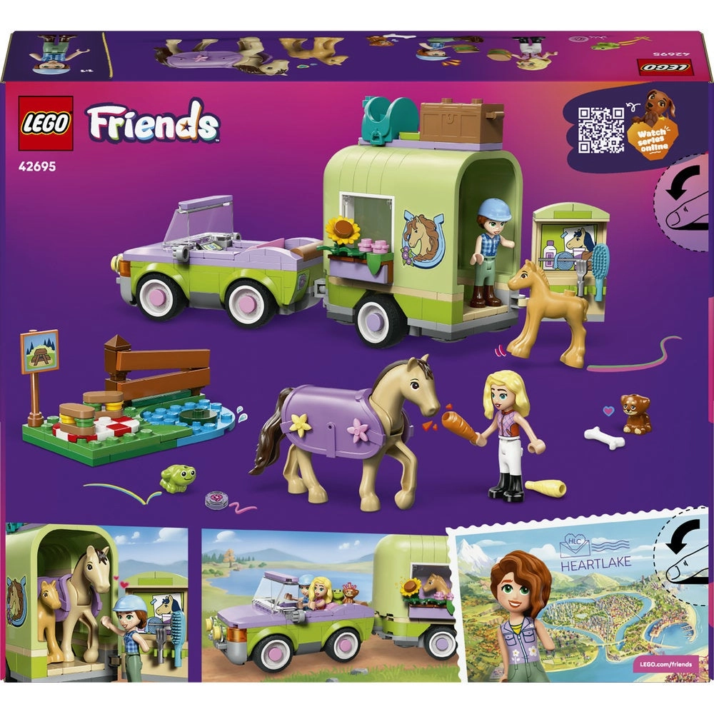 Friends Horse & Baby Foal Trailer (42695)