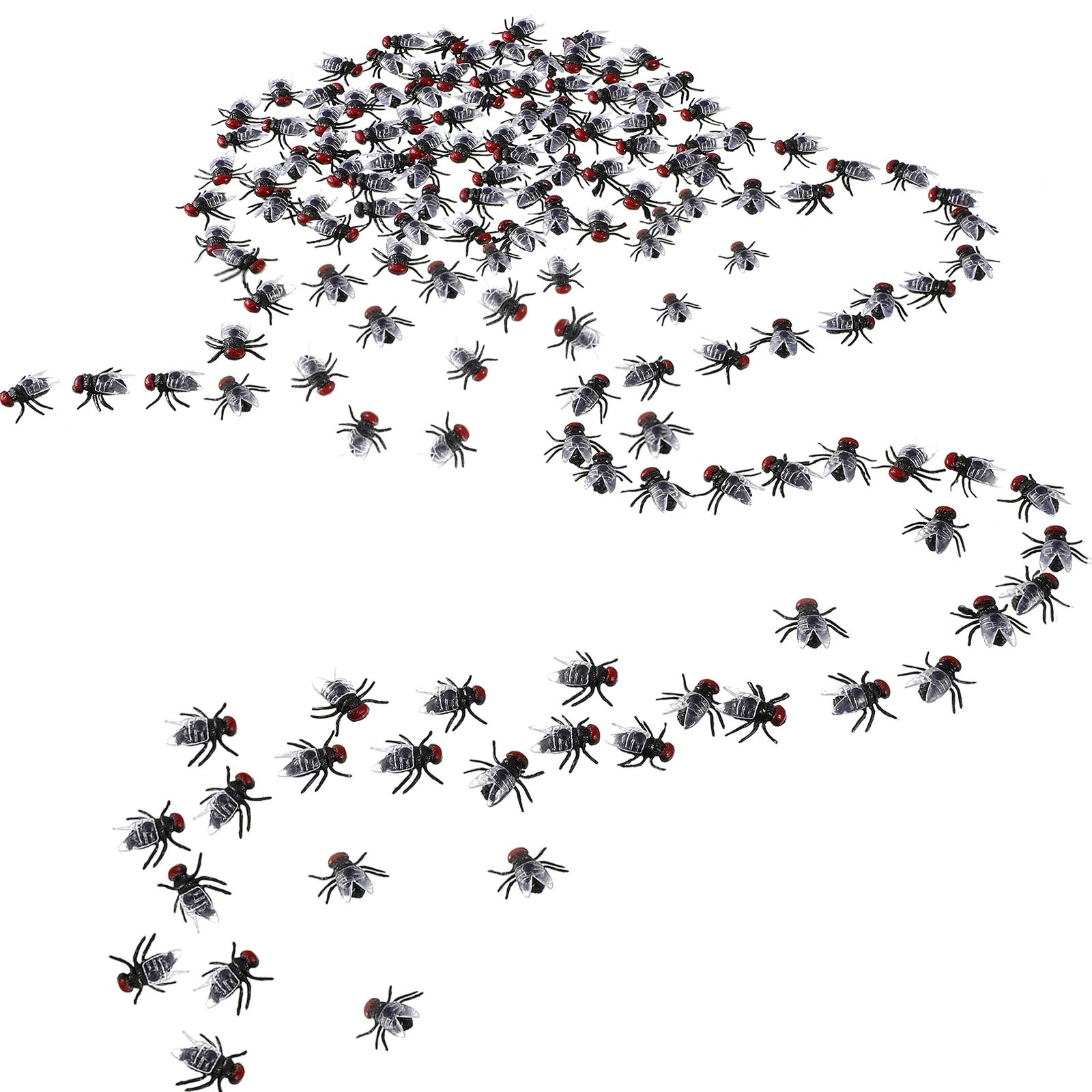 Skylety Fake Flies - 120 Pcs Adult