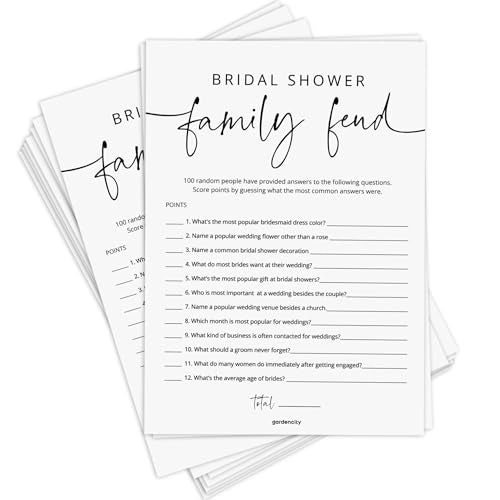 GardenCity Bridal Shower Games - 50 piece(s)