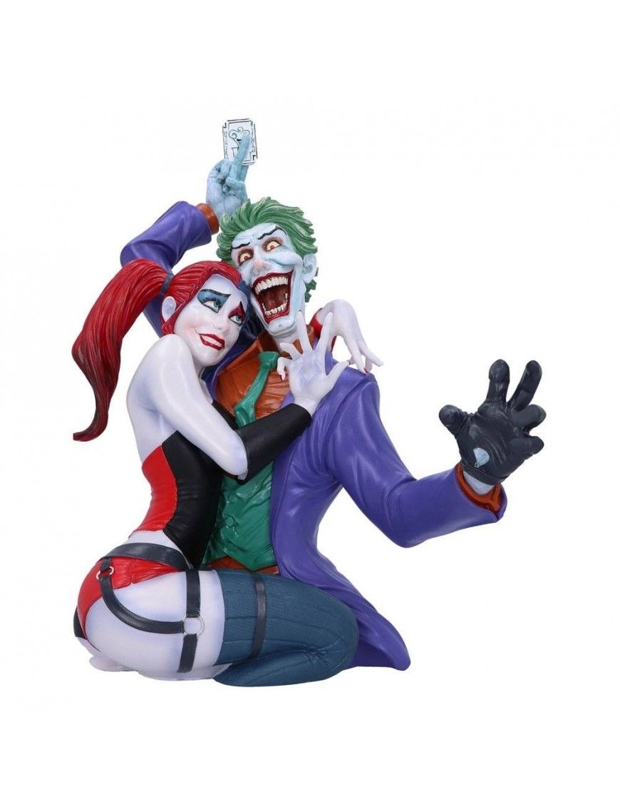 Nemesis Now Ltd The Joker and Harley Quinn Bust - DC Comics - 37.5cm