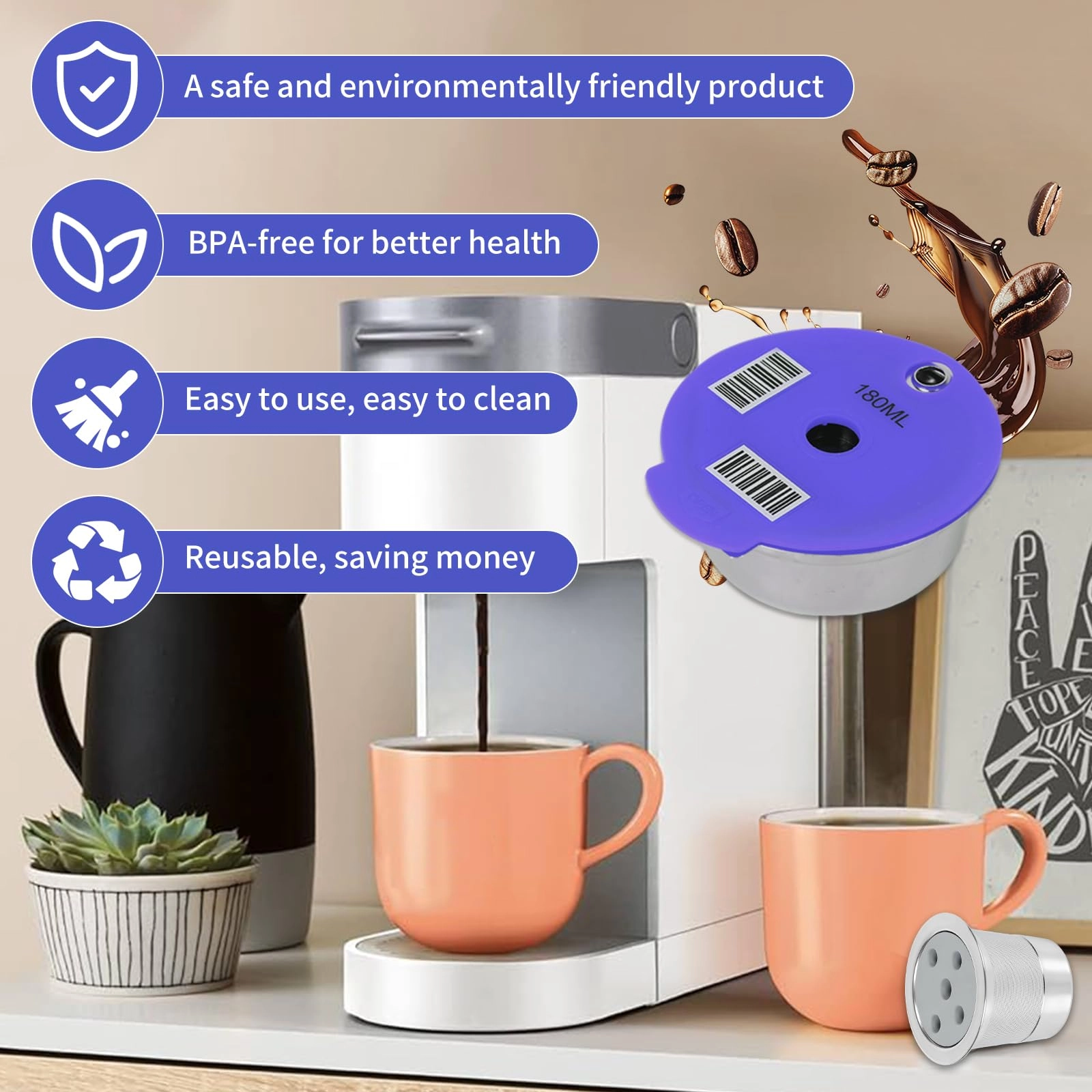 Reusable Coffee Pods - 220ml
