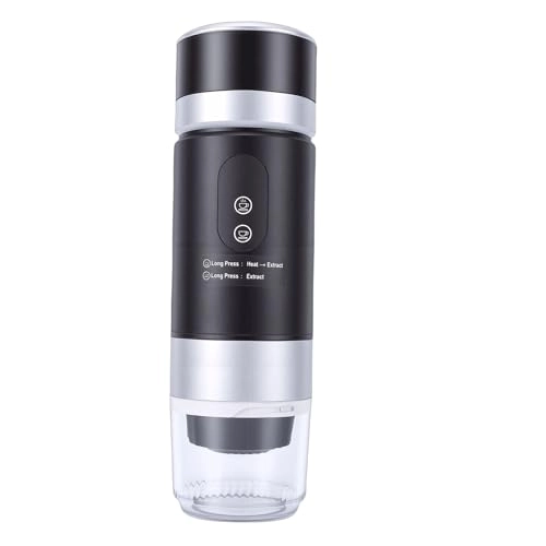 Portable Coffee Machine - 80ml ground coffee and capsules