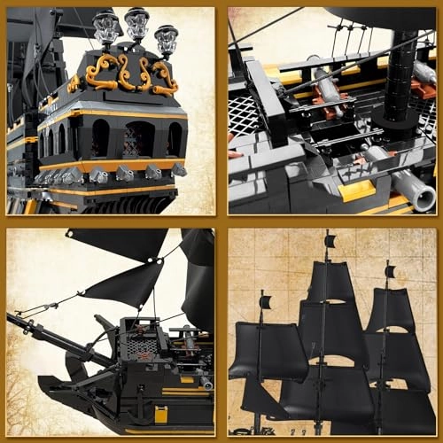 Large Black Pearl Ship - Pirates Ship