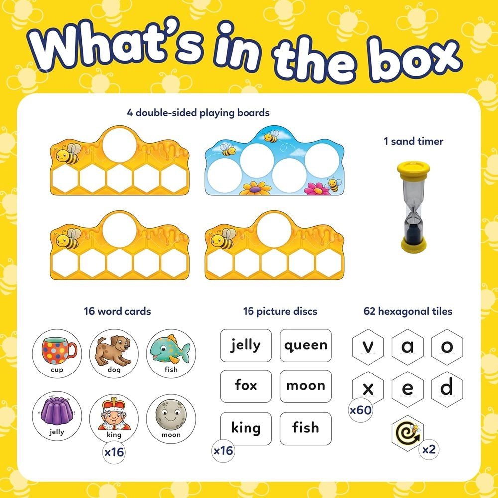 Buzz Words Spelling Game - Suitable for 5 years and above