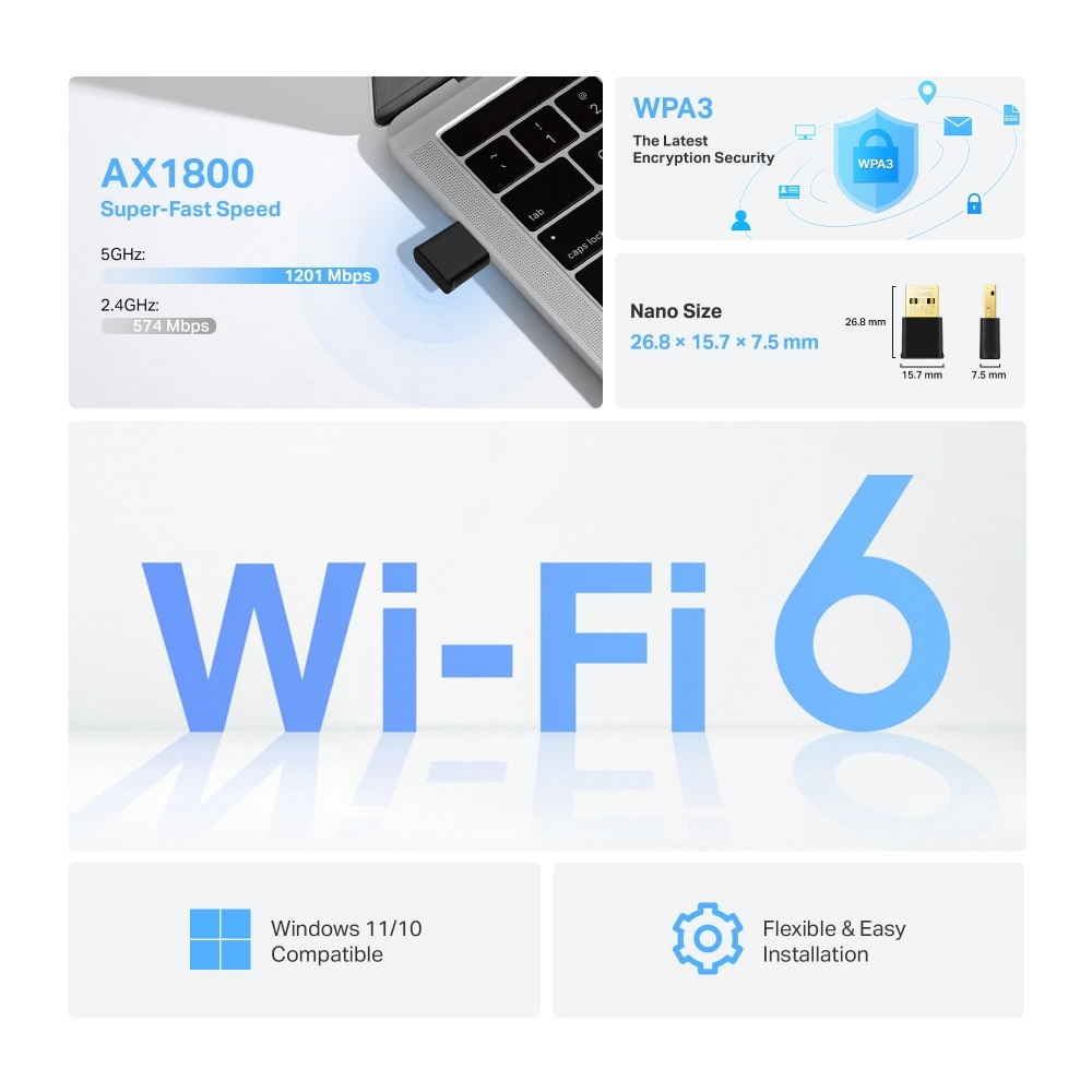Archer TX20U Nano - Wi-Fi 6 USB Wireless