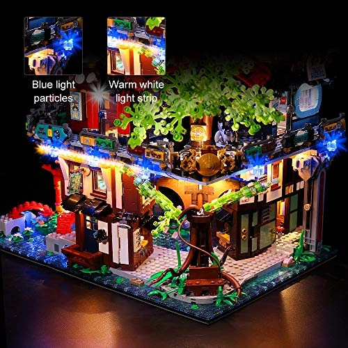 LED Light Kit for Lego 71741 Ninjago City Gardens - RC Version Remote