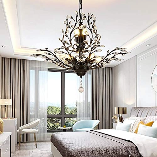 American Rustic Living Room Chandelier - 50cm