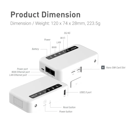 GL-XE300 - 4G LTE 2.4 gigahertz 300Mbps