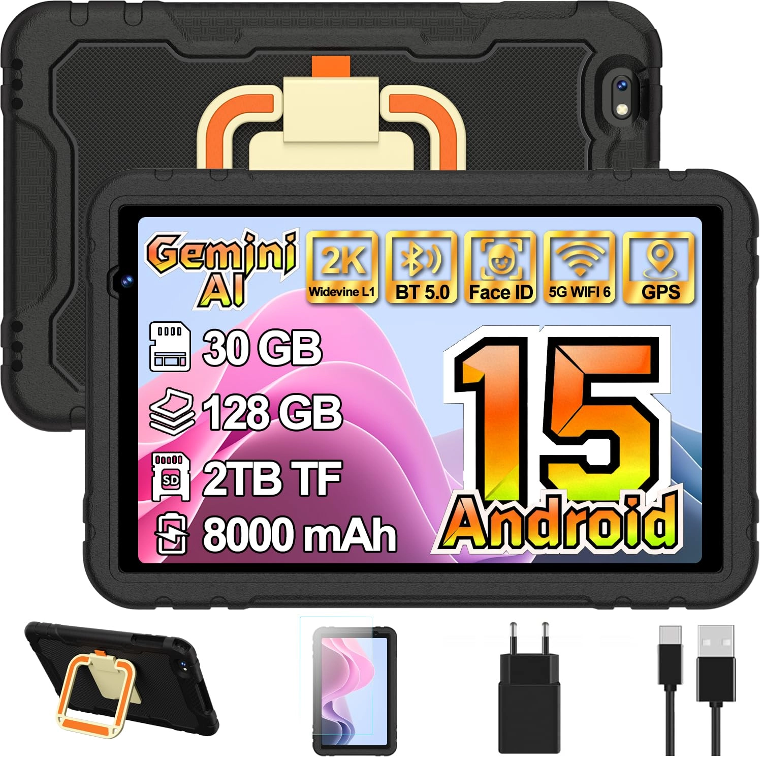 R500 Tablet 10.1" Wi-Fi 8GB RAM 128GB