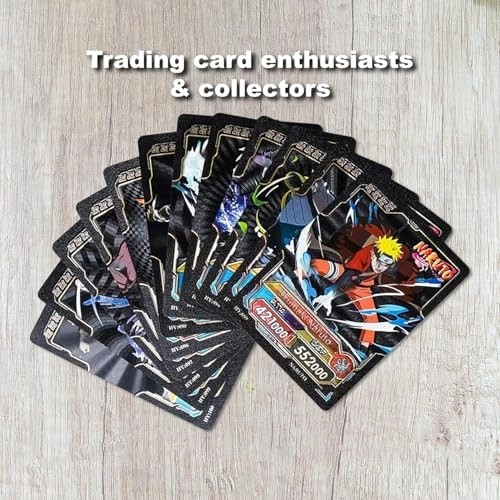 Naruto Anime Unique Card Desk Pack Black Edition - 55pcs