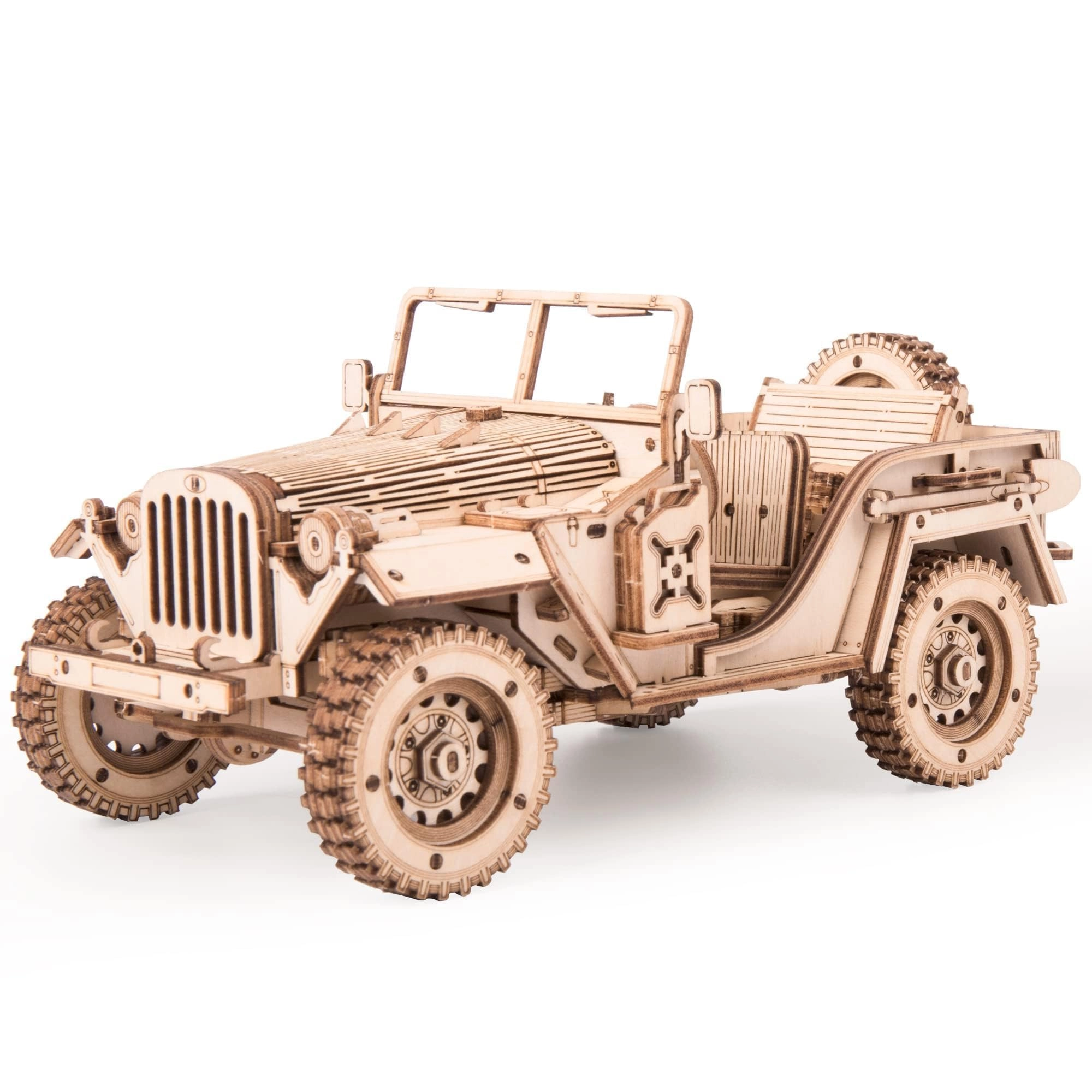 RoWood Jeep 3D Wooden Puzzle (LA-MC701) - 369 pcs