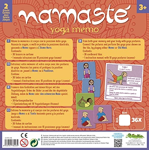 Namasté Yoga Memo - 3+ 36 pieces
