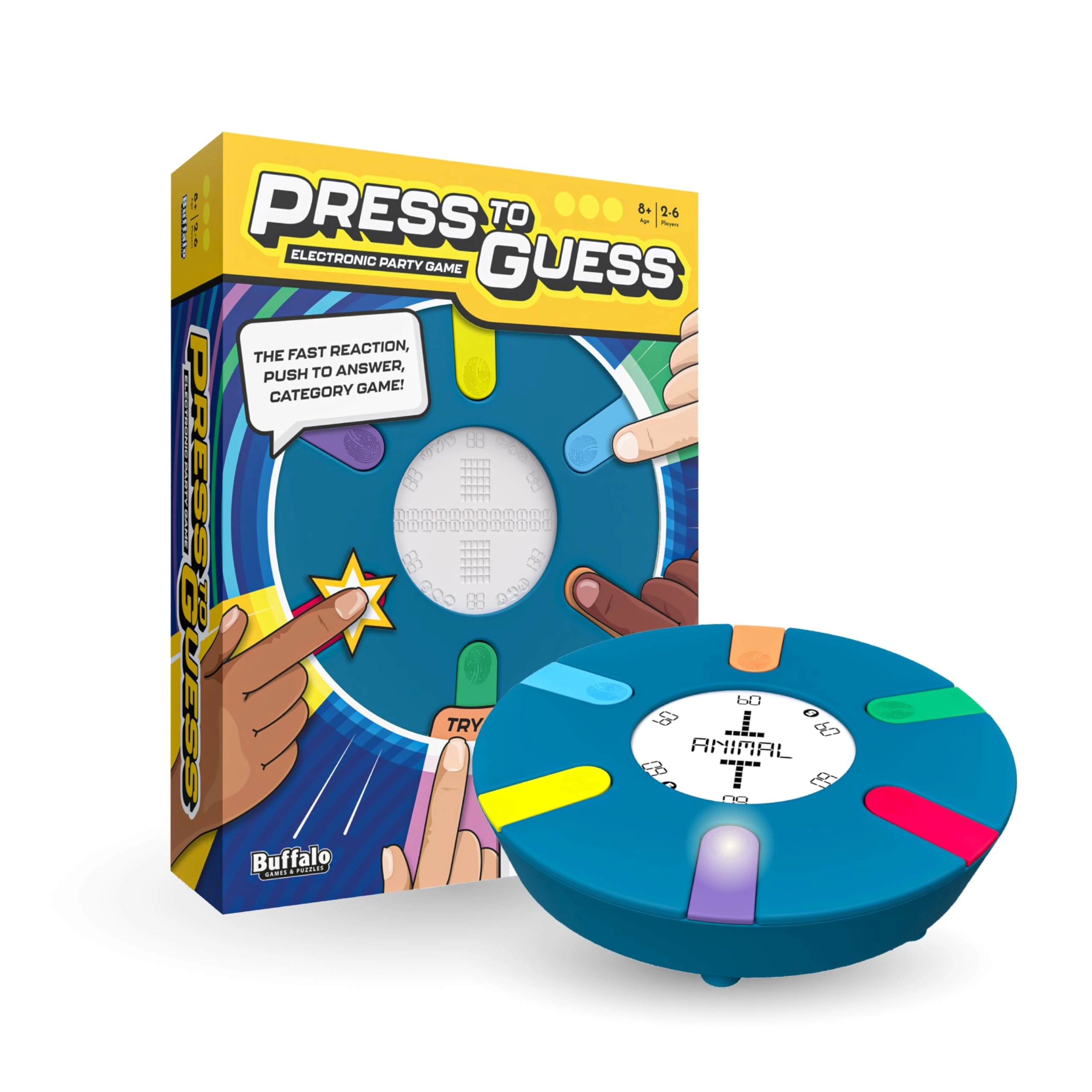 Buffalo Games Press to Guess - English 8 years and up