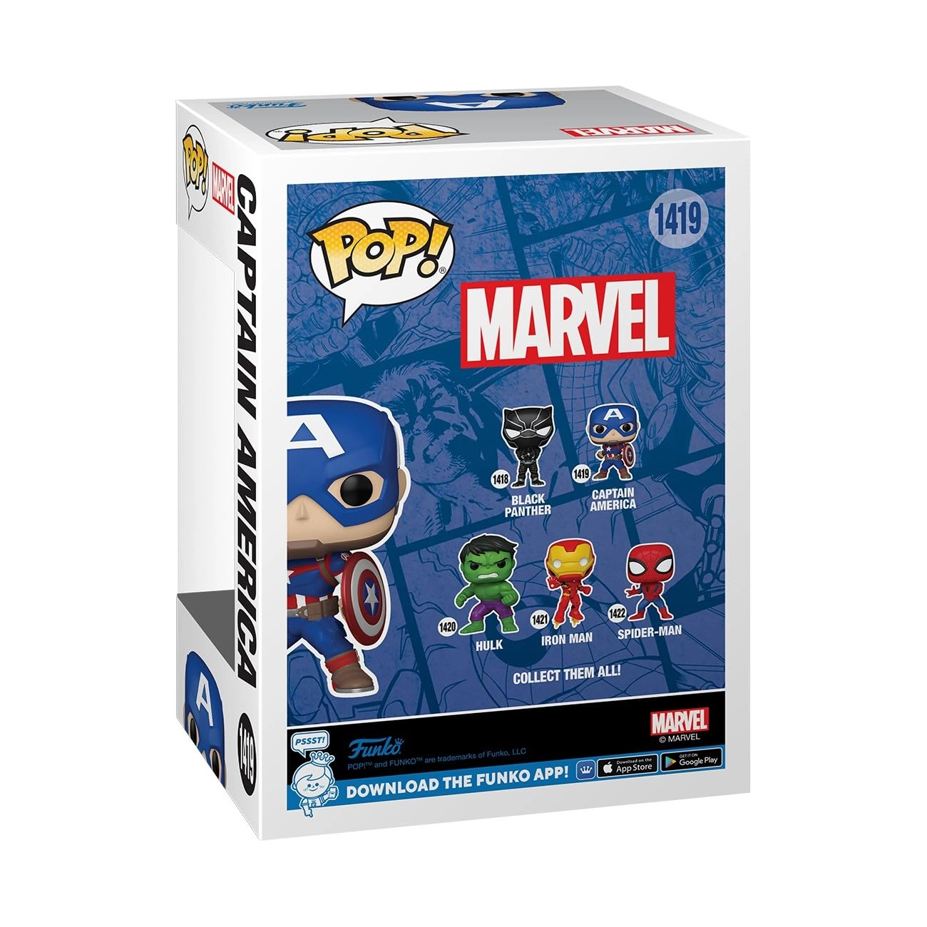 Captain America - Marvel Comics (9.5 cm)