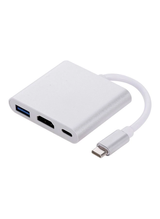 NIBEMINENT C9720 - 3-In-1 Type-C White