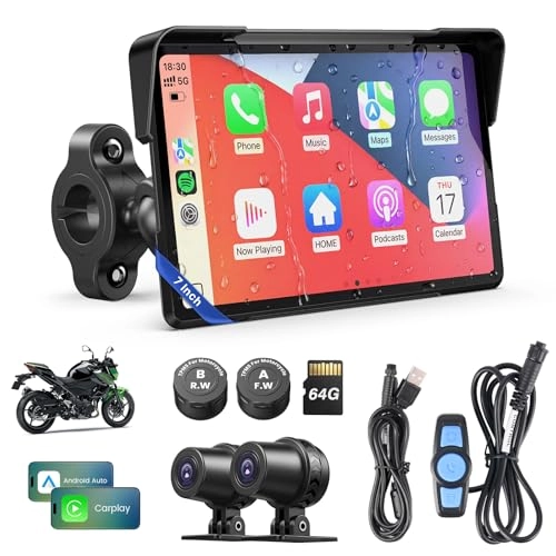 WonVon Motorcycle CarPlay Screen - 4K