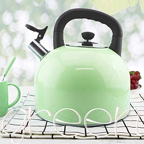 Whistling Tea Kettle - Wooden stainless steel 2.5L