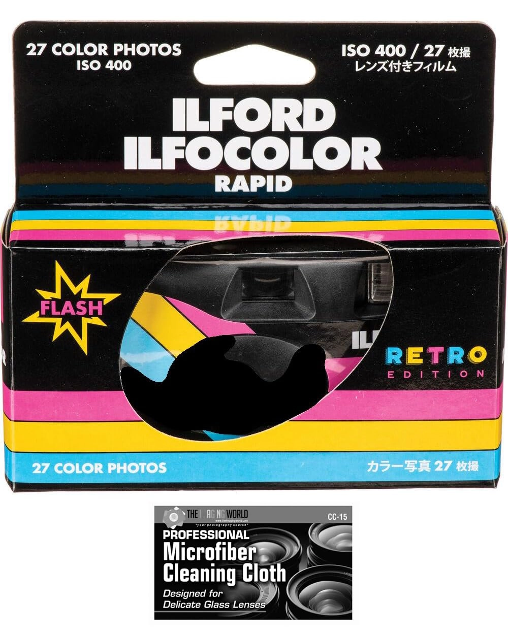 The Imaging World Ilfocolor Black K1 - 27-Exposure ISO 400 Built-In Flash