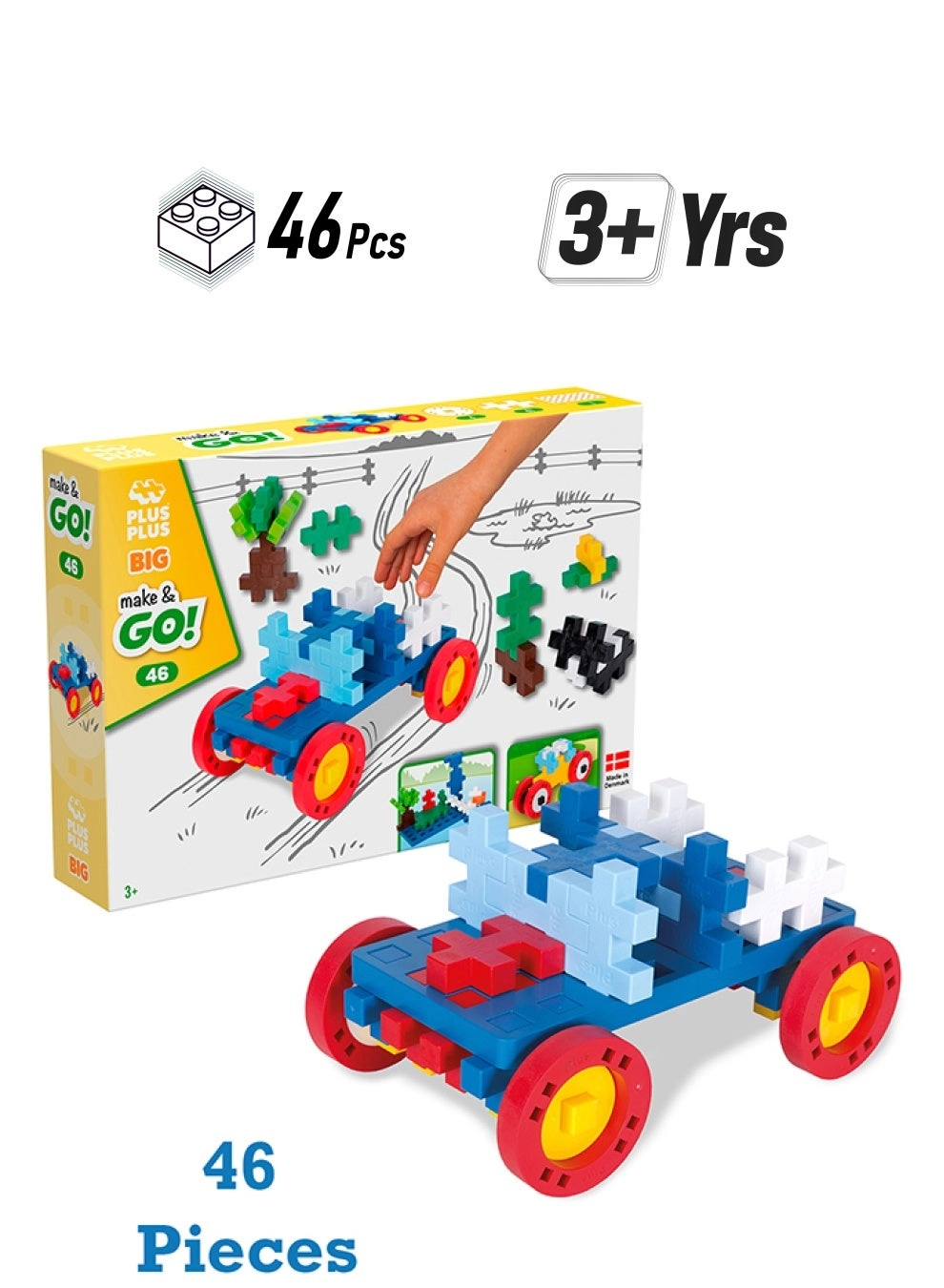 Plus-Plus BIG Make & Go - Vehicle 46 pcs