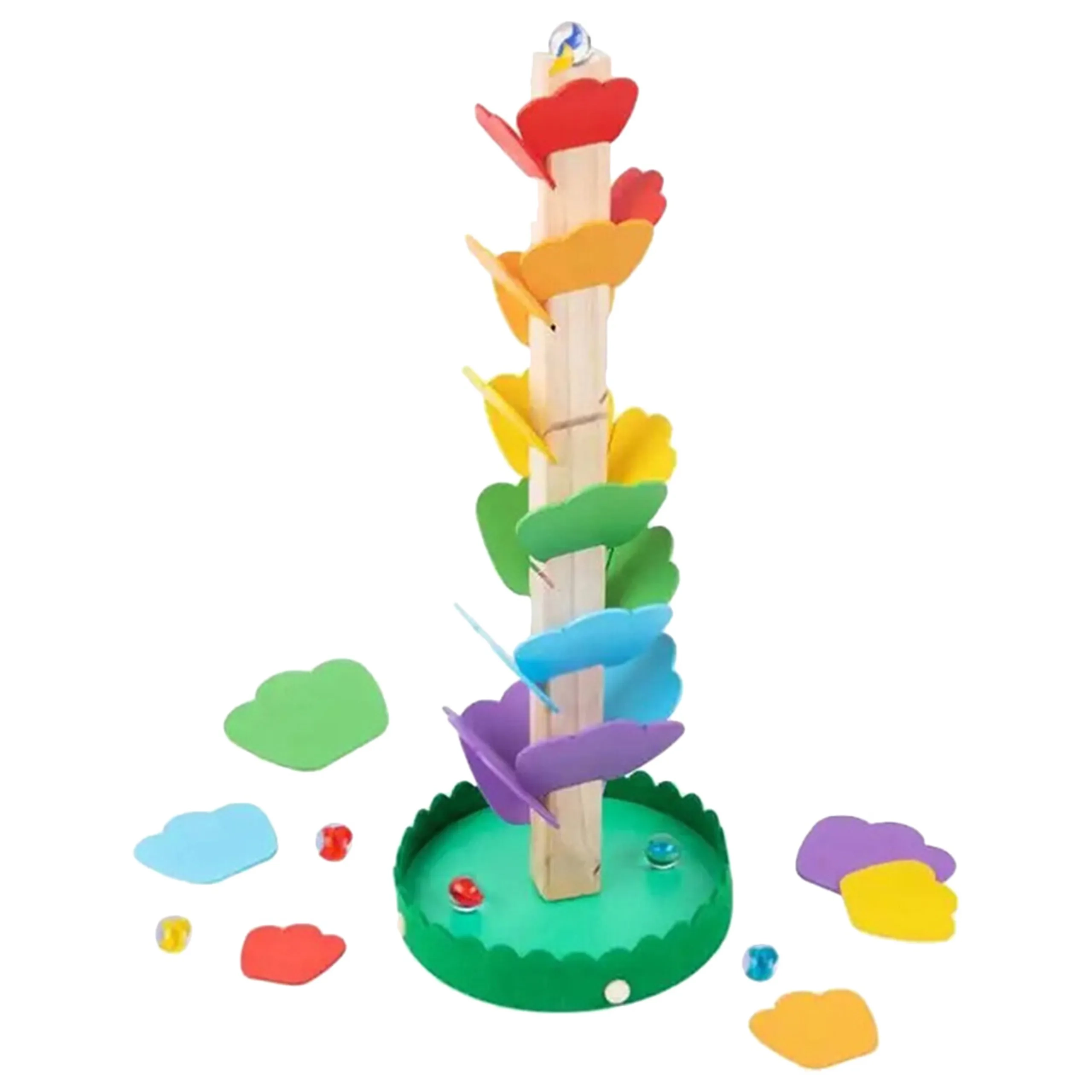 Tooky Toy Ball Track Game - Suitable for 3 years & above 7pcs