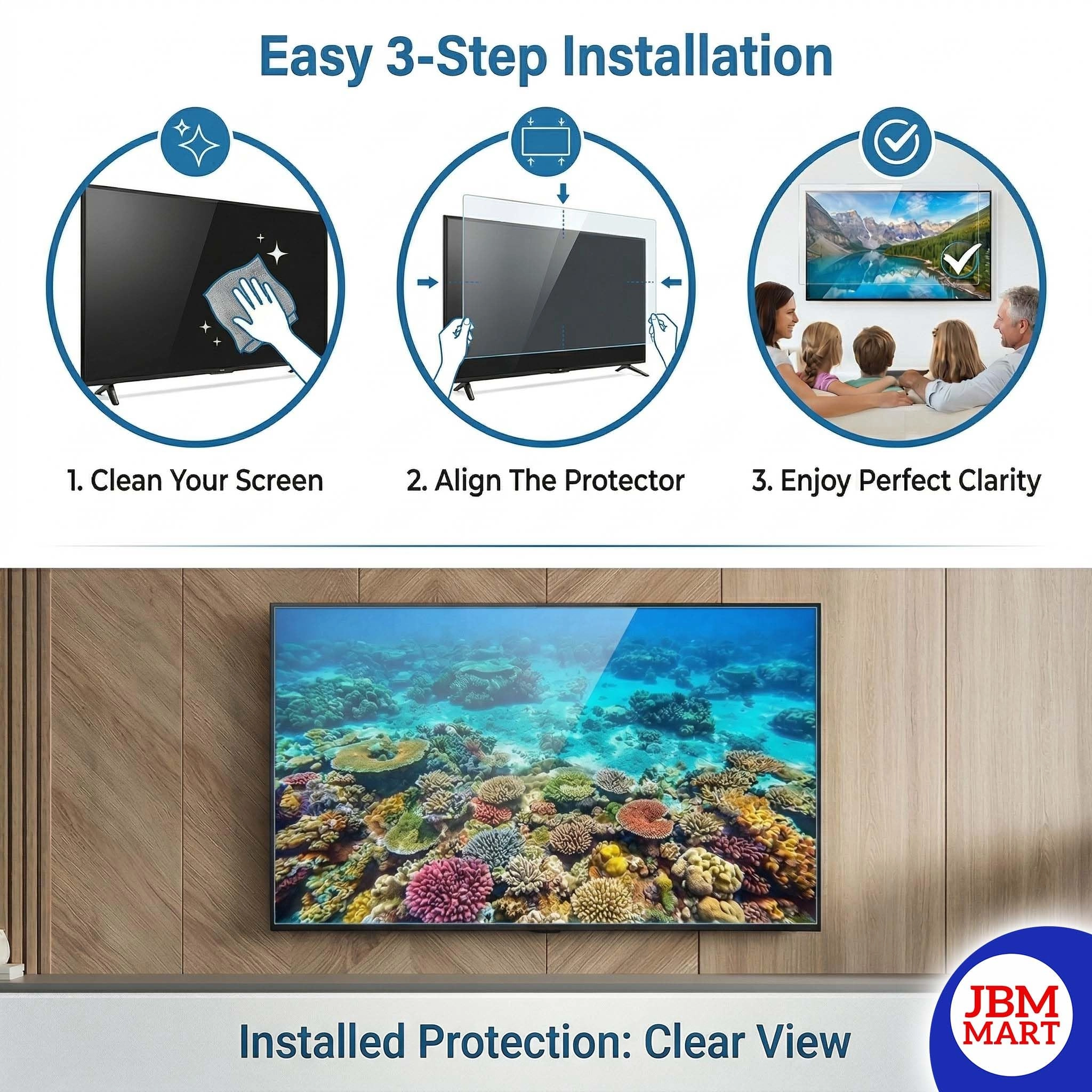 TV Screen Protector - 40 Inch 9H